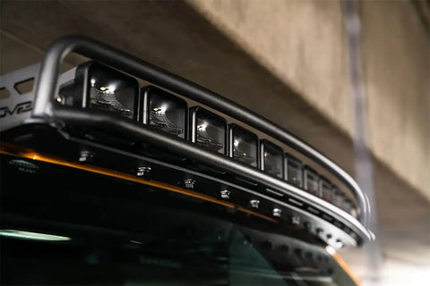 DV8 Offroad LBBR-03 2021-22 Ford Bronco - Curved Light Bracket for 12 3-Inch Pod Lights