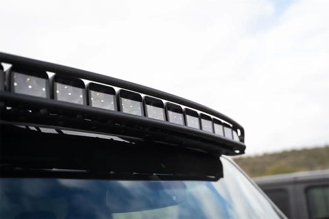 DV8 Offroad LBBR-03 2021-22 Ford Bronco - Curved Light Bracket for 12 3-Inch Pod Lights