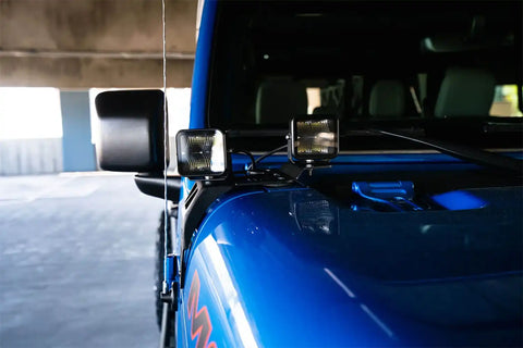 DV8 Offroad LBJL-06 2020-22 Jeep JL 392 & JT Mojave Edition Dual Pod Light Mounts