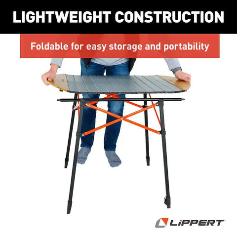 LIPPERT COMP 2023053727 ROLL TOP CAMPING TABLE