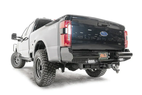 Fab Fours FS23-T5950-1 - Black Steel Rear Bumper