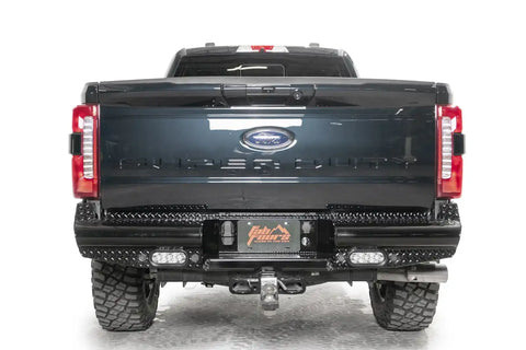 Fab Fours FS23-T5950-1 - Black Steel Rear Bumper