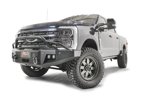 Fab Fours FS23-A5952-1 - Premium Winch Front Bumper w/Pre-Runner Guard