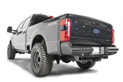 Fab Fours FS23-U5950-1 - Elite Rear Bumper Black Steel