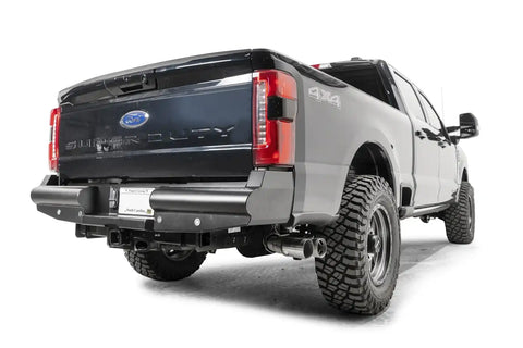 Fab Fours FS23-U5950-1 - Elite Rear Bumper Black Steel