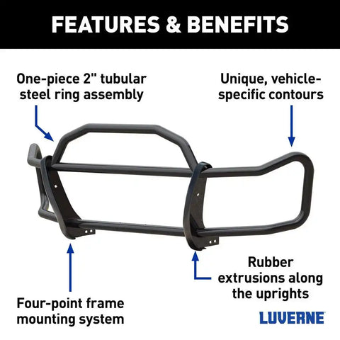 LUVERNE 208810 - SolidShield Van Grille Guard for Select Ford Transit