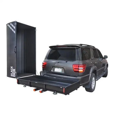 Lets Go Aero H02196 Trailer Hitch Cargo Carrier BlackBox PRO Slide Out Hitch Enclosed Storage