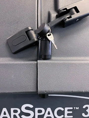 Lets Go Aero HGK826 Trailer Hitch Cargo Carrier GearSpace 34 Trunk With Lid Mounts In 2 Inch Receiver