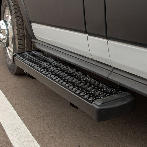 LUVERNE 415100-401477 - Grip Step 7 x 36", 100 Black Aluminum Running Boards, Select Ram ProMaster