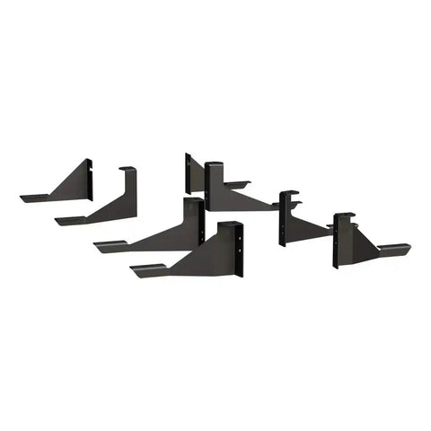 LUVERNE 584114-571346 - O-Mega II 6 x 114 Black Aluminum Side Steps, Select Express, Savana 2500, 3500