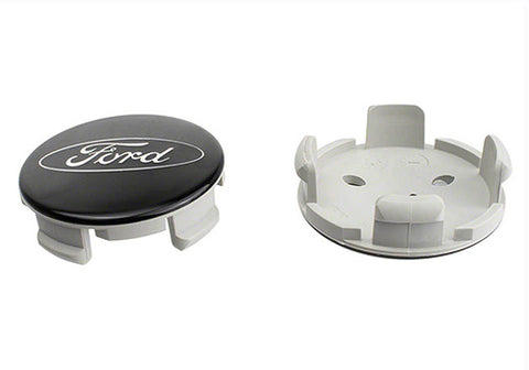 Ford Performance Parts M-1096K-BCC Wheel Center Cap Kit; Chrome Ford Logo Gloss Black Background; Set Of 4;