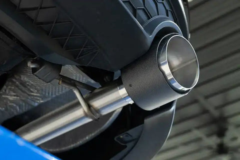 MBRP Exhaust S46153CF - T304 Stainless Steel with Carbon Fiber Tips.
