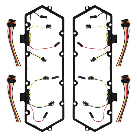 Mishimoto MMGH-F2D-94 Glow Plug Harness - Valve Cover Gasket Set, fits Ford Powerstroke 7.3L 1994-1997