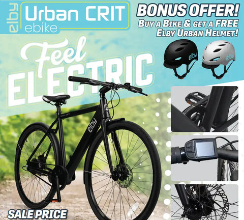 ELBY URBAN CRIT E-BIKE M MATTE BLACK