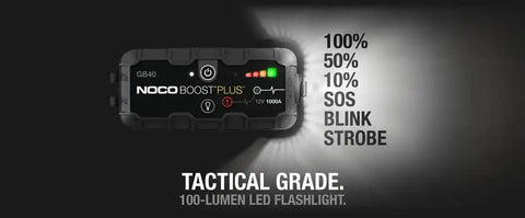 NOCO GB40 Battery Portable Jump Starter Boost Plus 12 Volt Batteries On Cars/ Trucks/ SUVs/ Motorcycles/ ATVs/ UTVs