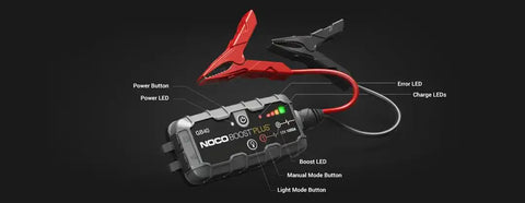 NOCO GB40 Battery Portable Jump Starter Boost Plus 12 Volt Batteries On Cars/ Trucks/ SUVs/ Motorcycles/ ATVs/ UTVs