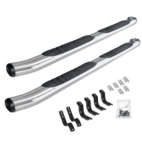 Go Rhino 685443280CC 5" OE Xtreme Composite Side Steps with Mounting Brackets Kit