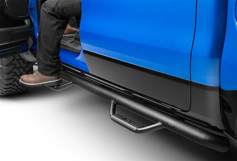 N-Fab D1980CC-TX - Nerf Step Cab Len (2 Stps) 19-22 (New Body Style) Ram 1500 Crew TX Blk