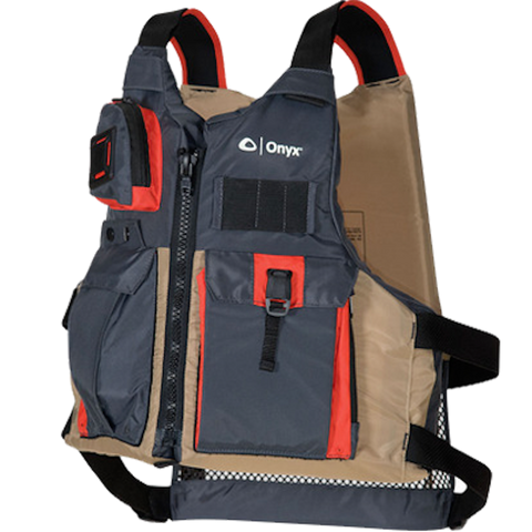 KAYAK FISHING PADDLE VEST  XXL  TAN