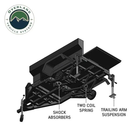 Overland Vehicle Systems 70100010  Utility Trailer Off-Road