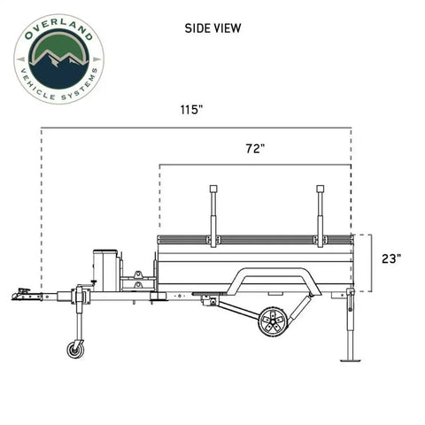Overland Vehicle Systems 70100010  Utility Trailer Off-Road