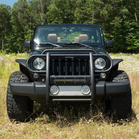ARIES P1050 - Pro Series Black Steel Grille Guard, Select Jeep Wrangler JK