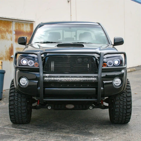 ARIES P2054 - Pro Series Black Steel Grille Guard, No-Drill, Select Toyota Tacoma