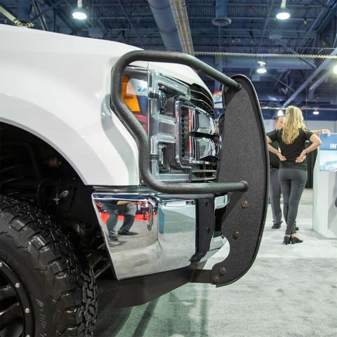 ARIES P3067 - Pro Series Black Steel Grille Guard, Select Ford F-250, F-350, F-450, F-550