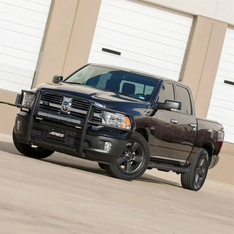ARIES P5058 - Pro Series Black Steel Grille Guard, Select Dodge, Ram 1500