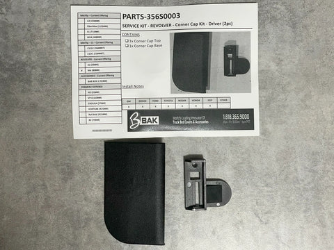 BAK Industries PARTS-356S0003 Revolver - Coener Cap Kit Drive (2pc)