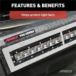 ARIES PC10OS - Pro Series 30-Inch Brushed Stainless Light Bar Cover Plate