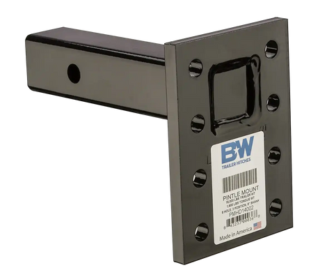 B&W Trailer Hitches PMHD14002 - 16K Pintle Plate, 8 Hole, 3 Position, 2x9 Shank