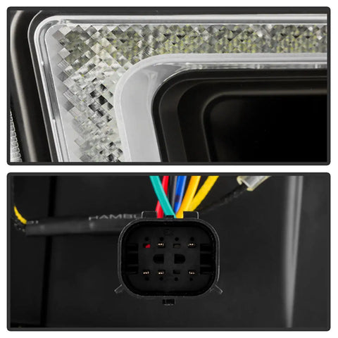 Spyder Auto 5088796 (Spyder Signature) Projector Headlights - Sequential LED Turn Signal Lights Black