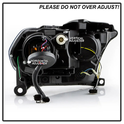 Spyder Auto 5088680 (Spyder Signature) Projector Headlights - Sequential LED Turn Signal Lights Black