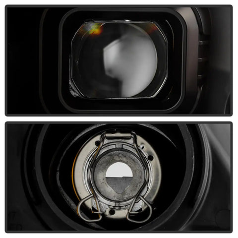 Spyder Auto 5088710 (Spyder Signature) Projector Headlights - Sequential LED Turn Signal Lights Black