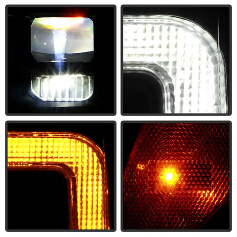 Spyder Auto 5088635 (Spyder Apex) High-Power LED Module ( Low Beam ) Equipped Headlights - Black