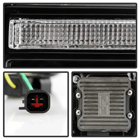 Spyder Auto 5088635 (Spyder Apex) High-Power LED Module ( Low Beam ) Equipped Headlights - Black