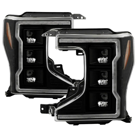 Spyder Auto 5088635 (Spyder Apex) High-Power LED Module ( Low Beam ) Equipped Headlights - Black