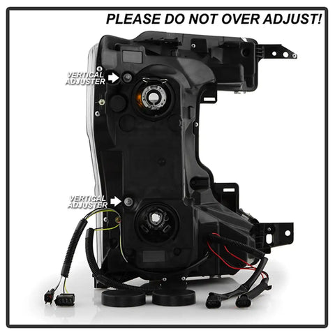 Spyder Auto 5088628 (Spyder Signature) Projector Headlights - Sequential LED Turn Signal Lights Black