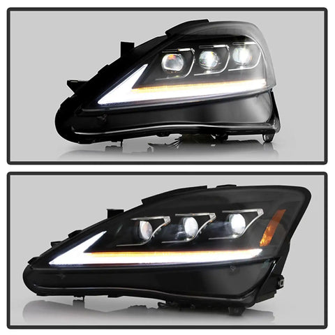 Spyder Auto 5088826 (Spyder Apex) High-Power LED Module (High Beam And Low Beam) Equipped Headlights - Black
