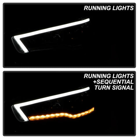 Spyder Auto 5088123 (Spyder Signature) Projector Headlights - Sequential LED Turn Signal Black