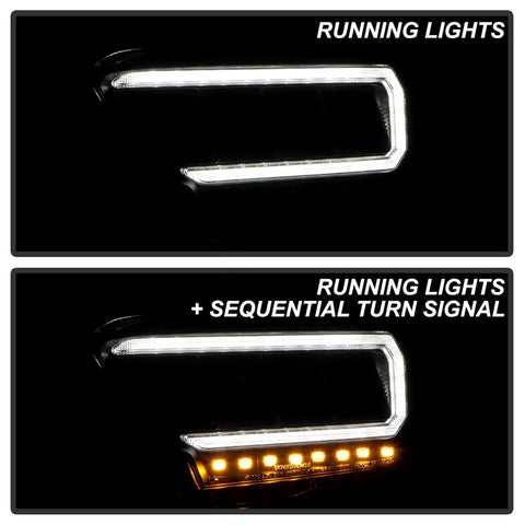 Spyder Auto 5088390 (Spyder Apex) Multi-Beam High-Power LED Module Equipped Headlights - Black