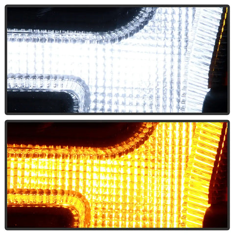 Spyder Auto 5088727 (Spyder Apex) High-Power LED Module (High Beam And Low Beam) Equipped Headlights - Black