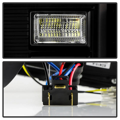 Spyder Auto 5088727 (Spyder Apex) High-Power LED Module (High Beam And Low Beam) Equipped Headlights - Black