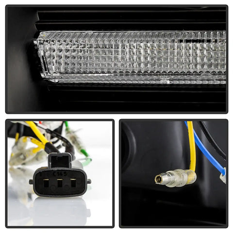 Spyder Auto 5088727 (Spyder Apex) High-Power LED Module (High Beam And Low Beam) Equipped Headlights - Black