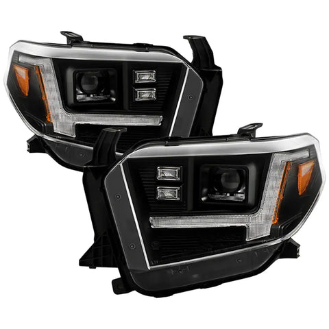 Spyder Auto 5088727 (Spyder Apex) High-Power LED Module (High Beam And Low Beam) Equipped Headlights - Black