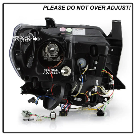 Spyder Auto 5088802 (Spyder Signature) Projector Headlights - Switch Back Sequential LED Turn Signal Light Black