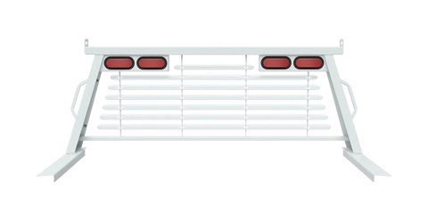B&W Trailer Hitches PUCP7520WA - Custom Headache Rack w/ LED Brake, Turn, Tail Lights for Dodge Trucks