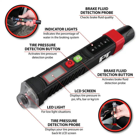 Performance Tool W183 Tire Pressure Gauge Stick Style Digial Display