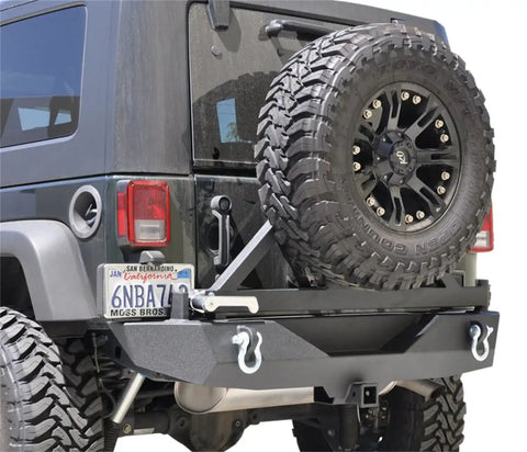 DV8 Offroad RBSTTB-01 07-18 Jeep JK Stubby Rear Bumper Bush Carrier